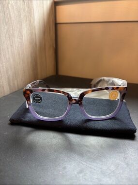 Peepers Tortoise 1.50  Readers with Lavender Fade brand new